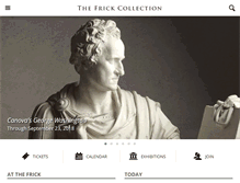 Tablet Screenshot of frick.org